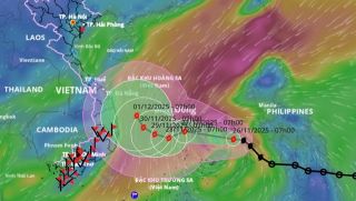 Diễn biến mới bão sỗ 15 (Koto): Có thể xảy ra kịch bản xấu, bão đi thẳng vào Gia Lai, Khánh Hòa