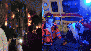 Cơ quan chức năng thông tin nóng nguyên nhân đám cháy ở Hong Kong lan rộng khắp 8 toà chung cư