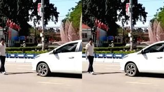 Bắc Ninh: Danh tính tài xế ô tô đi ngược chiều gây tranh cãi với xe máy, bị phạt nặng theo luật