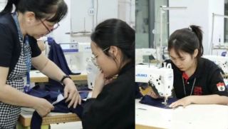 Xúc động hình ảnh cô trò ở TPHCM may hàng trăm bộ đồng phục tặng học sinh vùng lũ