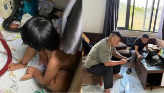 Tình hình 2 em bé bị cha xích chân nhốt trong căn phòng bẩn thỉu sau khi vụ việc bị phát giác