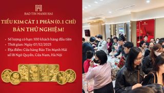 Bất ngờ lớn tại Bảo Tín Mạnh Hải: Bí mật về vàng 0,1 chỉ khiến dân tích sản đổ xô tìm mua