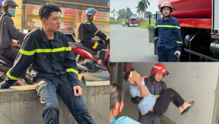 Danh tính chiến sĩ cứu hỏa bất chấp nguy hiểm cứu nữ sinh lớp 11 trước mũi xe đầu kéo mất lái