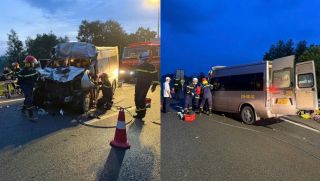 Diễn biến vụ xe khách va chạm xe đầu kéo trên cao tốc khiến 3 người chết, 10 người bị thương: Hiện trường kinh hoàng!