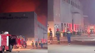 Hải Phòng: Cháy nguyên liệu xốp tại nhà xưởng trong KCN, thống kê thiệt hại ban đầu?