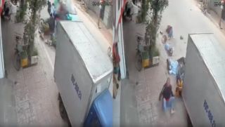 Khoảnh khắc xe taxi mất lái tông thẳng vào 4 người đứng bên đường: Tình trạng các nạn nhân hiện tại?