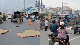 Đồng Tháp: Hiện trường tai nạn thương tâm khiến người bán vé số và thanh niên đi xe máy tử vong tại chỗ