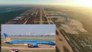 Sân bay Long Thành sắp đón máy bay đầu tiên: Boeing 787-9 lộ diện trước giờ G
