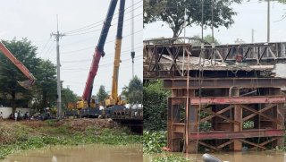 Nguyên nhân sập cầu tạm Ông Mười Tâm khiến tài xế xe tải 'kêu trời' vì phải đi vòng gần 50km