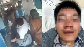 Va chạm giao thông trước điểm dừng, tài xế xe buýt Hà Nội bất ngờ bị hành hung ngay trên xe, công an vào cuộc