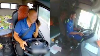 CSGT TP.HCM mạnh tay xử lý xe đầu kéo, container vi phạm lái xe dùng điện thoại: Mức phạt ‘khủng’ răn đe