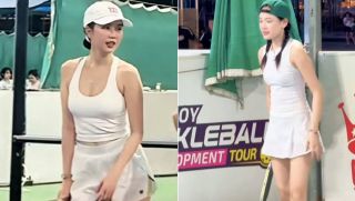 Hiền Hồ và Ngọc Trinh 'trắng phát sáng' trên sân pickleball, khoảnh khắc 'trên tình bạn' gây tò mò