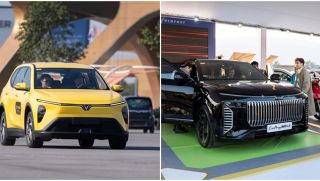 Cận cảnh không gian 600 m2 của VinFast tại triển lãm Vietnam Mobility Show: Trải nghiệm trọn bộ xe điện Vinfast