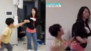 Con trai 12 tuổi lao vào đấm mẹ ngay trên sóng truyền hình khi lấy tiền đi chơi game bất thành