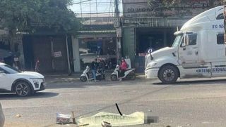 Hiện trường đau lòng vụ người phụ nữ tử vong tại chỗ sau cú va chạm với xe tải