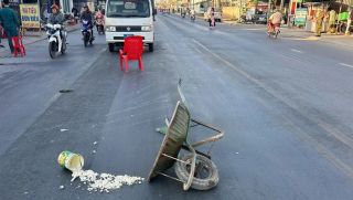 Hiện trường tài xế Hàn Quốc lái ô tô va chạm xe rùa, một cụ ông tử vong: Diễn biến khiến nhiều người xót xa