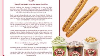 Bị ‘réo tên’ vụ 120 tấn thịt bệnh, Highlands Coffee đăng tâm thư trấn an khách hàng giữa đêm