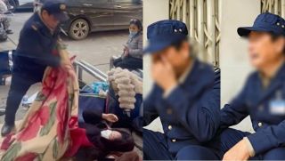 Xôn xao hình ảnh bảo vệ Bệnh viện Bạch Mai khóc nức nở sau khi bị cho nghỉ việc, sự thật gây phẫn nộ