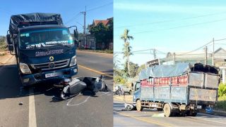 Khoảnh khắc 2 vợ chồng bị xe tải tông tử vong, ám ảnh hình ảnh nạn nhân bị kéo lê cả chục mét