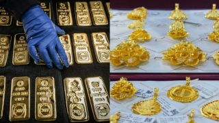 Giá vàng hôm nay 10-1 bất ngờ đảo chiều, vàng miếng SJC bật tăng mạnh, thế giới vượt mốc quan trọng