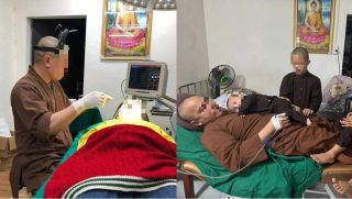 Ngôi chùa ở Quảng Ninh mở phòng khám, thực hiện PTTM ngay trong chùa, đưa trẻ em lên mạng ‘câu view’