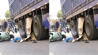 Thanh Hóa: Hai mẹ con va chạm xe tải, bé trai 7 tuổi lọt gầm không qua khỏi, hiện trường thương tâm