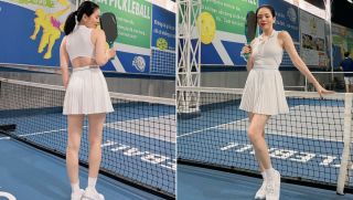 Lệ Quyên gây sốt trên sân pickleball trước lùm xùm phát ngôn, vóc dáng tuổi U50 nhiều người mơ ước