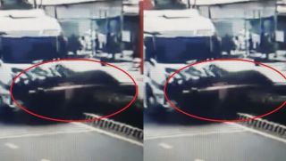 TP.HCM: Camera ghi lại cảnh xe ben hất văng ô tô bán tải qua dải phân cách, 1 chi tiết gây tranh cãi