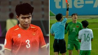 Phạm Lý Đức nhận thẻ đỏ tai hại, U23 Việt Nam thiết lập kỷ lục 'đáng xấu hổ' ở VCK U23 châu Á