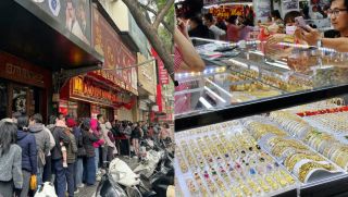 Giá vàng nhẫn bật tăng giữa biến động, người dân xếp hàng mua vàng nhưng phải chờ giao cả tháng vì khan hiếm nguồn cung