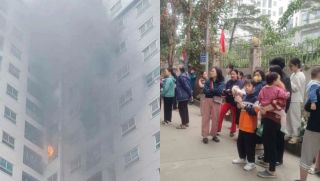 Cháy căn hộ chung cư ở Hà Nội, nhân chứng kể lại giây phút thoát nạn kinh hoàng