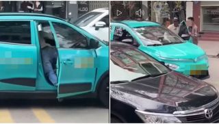 Xôn xao clip người đàn ông lao vào đánh liên tục tài xế taxi công nghệ khi xe vẫn đang di chuyển mặc sự can ngăn