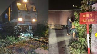 Hiện trường thương tâm nam thanh niên bị tàu hỏa tông tử vong khi băng qua đường sắt ở Lâm Đồng