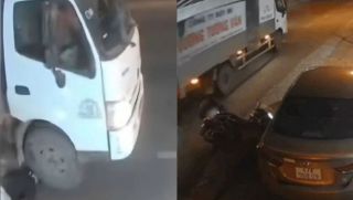 Camera an ninh hé lộ cảnh xe tải cố tình cán qua đầu nạn nhân rồi tháo chạy, hé lộ danh tính tài xế