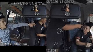Xe khách đỗ trước cửa 2 tiếng, chủ nhà lao lên đánh tài xế: Camera ghi lại toàn bộ diễn biến khó chối cãi 