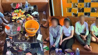 Bắt quả tang 7 nam, nữ tụ tập làm điều đáng xấu hổ trong quán karaoke, công bố kết quả test ma túy