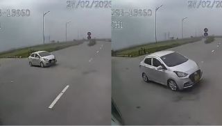 Hà Nội: 2 vợ chồng thương vong trên đường đi thăm con gái mới sinh, camera ghi lại diễn biến sự việc