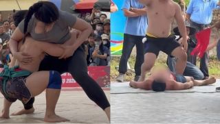Hotgirl Anh Thơ đấu vật 30 giây nhận 5 triệu, bàng hoàng khi nghe tin đô vật tử vong trong hội làng