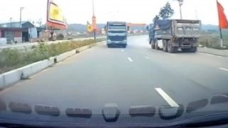 Đi ngược chiều trước biển cấm, tài xế xe ben ở Hải Phòng trả giá đắt sau đoạn video tố giác