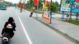 Quảng Ngãi: Nhóm thanh niên lạng lách, tạt đầu xe chở quân để ‘cổ vũ’ bạn đi nghĩa vụ quân sự