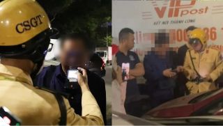 Kết quả nồng độ cồn tài xế hất văng người đi đường, lao vào đoàn xe ở Hà Nội, camera ghi lại gì?