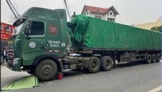 2 tài xế ở Hải Phòng tông 2 người tử vong do không quan sát khi lái xe, hiện trường vụ va chạm?