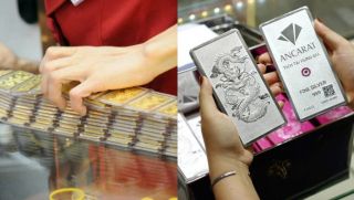 Giá vàng SJC đổi bảng hai lần trong 3 phút sáng 12/3, giá bạc và giá vàng thế giới đồng loạt hạ giá