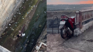 Hiện trường vụ người đàn ông tử vong khi rơi từ độ cao hàng chục mét xuống cửa xả hồ thủy lợi