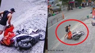 Công an thông tin nóng vụ nữ shipper bị nam thanh niên xô ngã xe máy, lao vào hành hung giữa đường