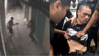 Gã đàn ông nhiều tiền án hai tay cầm hai súng đấu với công an khi bị kiểm tra nhà, cướp xe máy bỏ trốn