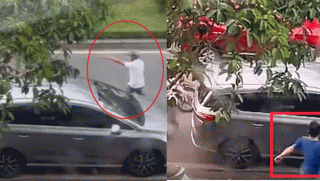 Diễn biến nóng vụ hai tài xế xe máy rượt đuổi, kẹp cổ rồi hành hung tài xế ô tô sau va chạm nhẹ