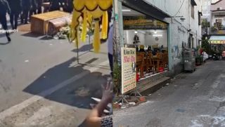 Đạo tì ở TPHCM làm rơi quan tài trong lúc đưa tang, phản ứng không ngờ của gia đình