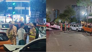 Tình tiết nghi vấn trong vụ xe Lexus tông loạt xe trên đường Trung Kính, tài xế lộ dấu hiệu lạ