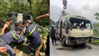 Thông tin nóng về các nạn nhân vụ xe 29 chỗ lao xuống vực ở Tam Đảo, yếu tố bất ngờ ‘cứu’ chiếc xe